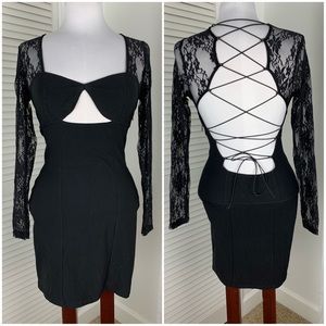 Nasty Gal Bodycon Lace Dress
